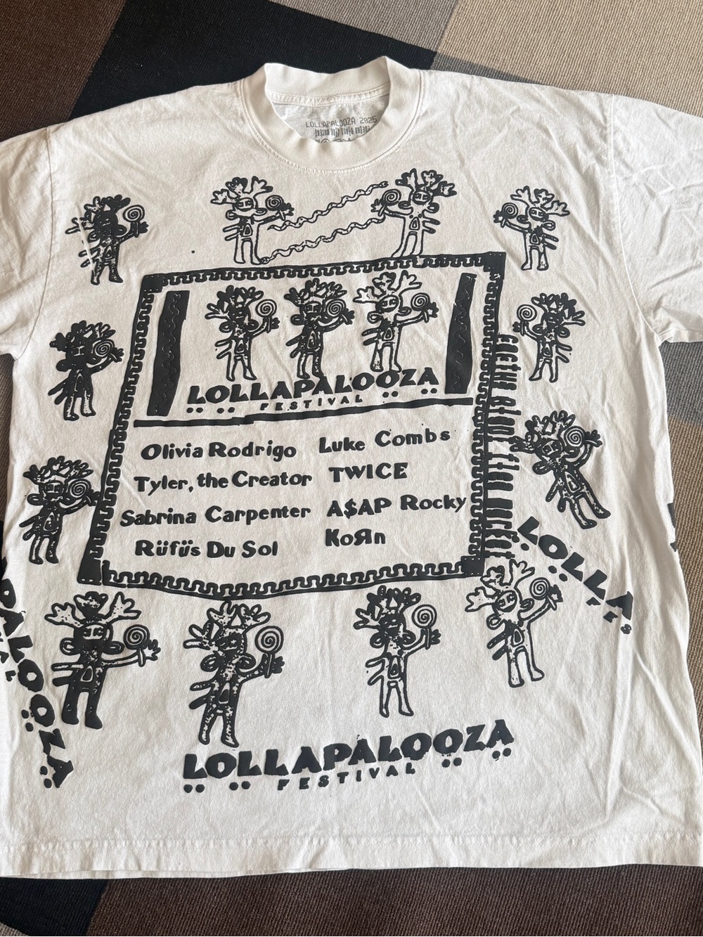 Cactus Plant Flea Market CPFM Lollapalooza 2025 Tee XL